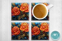 ROSES MUG SUBLIMATION DESIGN, COFFEE MUG WRAP Product Image 4