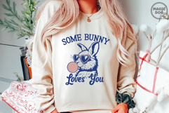 Some Bunny Loves You|Retro Easter Bunny|Bunny Loves You Product Image 4