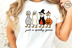 Just a Spooky Goose|Halloween Goose|Spooky Season Goose SVG Product Image 4