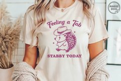 Feeling A Tad Stabby Today|Animal Sayings| Hedgehog Meme Product Image 4