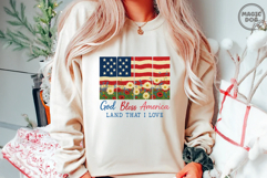 God Bless America Land That I Love|4th of July American PNG Product Image 4
