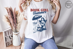 Book Girl Summer|Girl Reading Book|Bookish Book Lover SVG Product Image 4