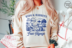 Kids &amp; Rabbits Are Best Free Range|Farm Mama|Homestead SVG Product Image 4