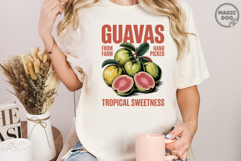 Vintages Retro Guavas|Summer Garden, Fruit Lover PNG Product Image 4