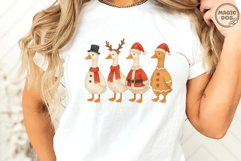 Christmas Goose|Funny Goose Christmas|Merry Goosemas PNG Product Image 4