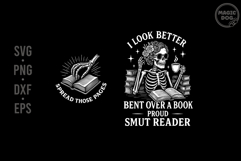 I Look Better Bent Over a Book|Smut Reader|Book Lover SVG Product Image 1