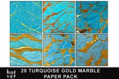 Turquoise Paper Pack | Marble Textures | Marble Background Product Image 4