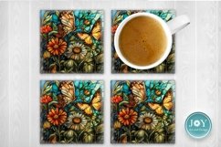 BUTTERFLIES 11oz 12oz 15oz COFFEE MUG SUBLIMATION WRAP Product Image 4