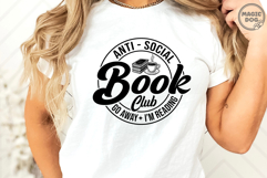 Antisocial Book Club Go Away I&#039;m Reading|Introverted Reader Product Image 4