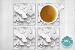 BUTTERFLIES 11oz 12oz 15oz COFFEE MUG SUBLIMATION WRAP Product Image 4
