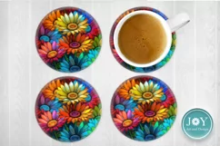 FLOWERS PNG CLIPART FOR DOOR HANGER, COASTERS AND MORE Product Image 4