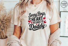 Sorry Boys My Heart Belongs To Daddy|Valentine&#039;s Day Product Image 4