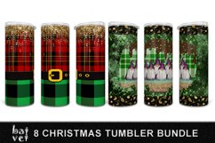 Christmas Tumbler Bundle | 20 Oz Skinny Tumbler Sublimation Product Image 5