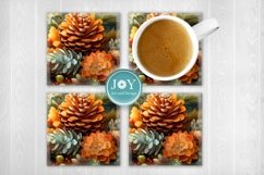 FALL MUG SUBLIMATION DESIGN, COFFEE MUG WRAP Product Image 4
