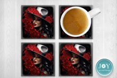 GIRL COFFEE MUG WRAP SUBLIMATION DESIGN Product Image 4