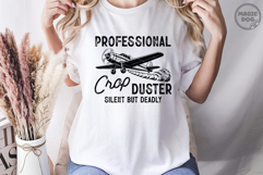 Professional Crop Duster|Airplane Pilot Humor|Aviation SVG Product Image 4