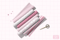 6 VALENTINE'S DAY PATTERNS | EPS PNG JPG Product Image 5