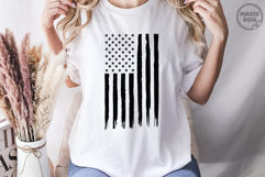 Distressed American Flag|American Flag Patriotic SVG Product Image 4