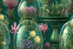 Botanical Glass Domes Digital Papers - Seamless Patterns Product Image 6