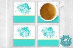 MINIMALIST MUSHROOM11OZ 12OZ 15OZ COFFEE MUG/CUP WRAP DESIGN Product Image 4