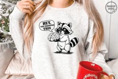 Hey You Dropped This Vintage Raccoon|Funny Brain Sarcastic Product Image 3