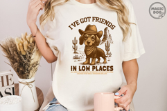 Cowboy Dachshund I&#039;ve Got Friends in Low Places|Dog Western Product Image 4