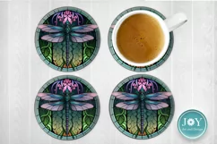 DRAGONFLY PNG CLIPART FOR DOOR HANGER, COASTERS AND MORE Product Image 4