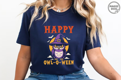 Happy Owl-O-Ween Owl Witch|Owl Lover|Spooky Season Owl Product Image 4