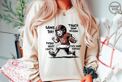 Touchdown Season Vintage Football|Football Player|Game Day Product Image 4