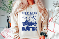 Get in Loser We’re Going Haunting Halloween Spooky Goose SVG Product Image 4