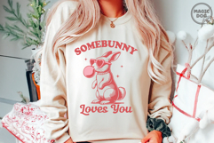 Some Bunny Loves You|Retro Easter Bunny|Bunny Loves You Product Image 4