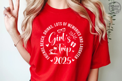 Girl’s Trip 2025 Svg, Girls Weekend|Girls Vacation Summer Product Image 3