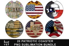 Texas Coaster Sublimation Bundle | Patriotic Print Designs Product Image 4