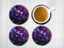 FLOWERS PNG CLIPART FOR DOOR HANGER, COASTERS AND MORE Product Image 5