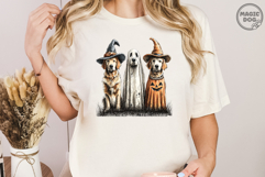 Halloween Ghost Golden Retriever Dog|Pumpkin Dog|Boo Dog PNG Product Image 4
