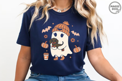 Halloween Dachshund Ghost Halloweenie|Dachshund Doxie SVG Product Image 4