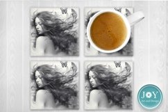 GIRL AND BUTTERFLIES SUBLIMATION MUG DESIGN Product Image 4