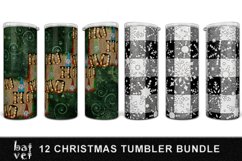 Christmas Tumbler Bundle | 20 Oz Skinny Tumbler Sublimation Product Image 5