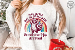 Your Little Ray Of Sarcastic Sunshine Has Arrived Raccoon Product Image 4