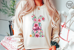 Bunny Easter Coquette|Floral Easter Bunny|Spring Flowers Product Image 4