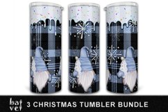 Christmas Gnome Tumbler Sublimation Bundle | 20 Oz Wrap PNG Product Image 4