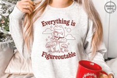 Everything is Figureoutable|Mental Health Inspirational Frog Product Image 4