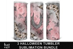 Halloween Tumbler Sublimation Bundle PNG Product Image 3