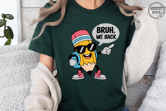 Bruh We Back to School, Teacher Pencil Back to School SVG Product Image 5