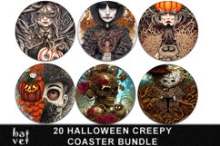 Creepy Halloween Coaster Bundle | Haunted Gothic Bundle Product Image 4