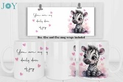 VALENTINES SUBLIMATION MUG WRAP DESIGN, COFFEE MUG WRAP Product Image 4