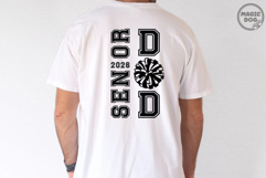 Senior Cheer Dad Class of 2026|Cheerleader Dad 2026 SVG Product Image 4