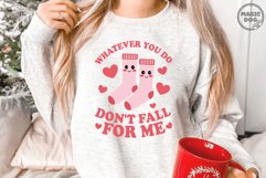 Don&#039;t Fall For Me|Rn Cna Nurse|Valentine Nurse|ER Valentine Product Image 3