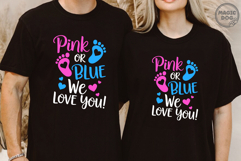 Pink or Blue We Love You|Boy or Girl Gender Reveal|New Born Product Image 4