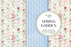 Spring Garden Digital Paper Pack Product Image 3